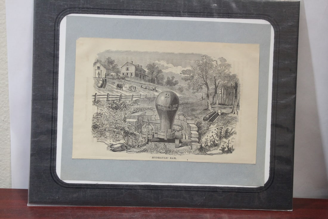 Print or Engraving: 8" x 5 1/4"