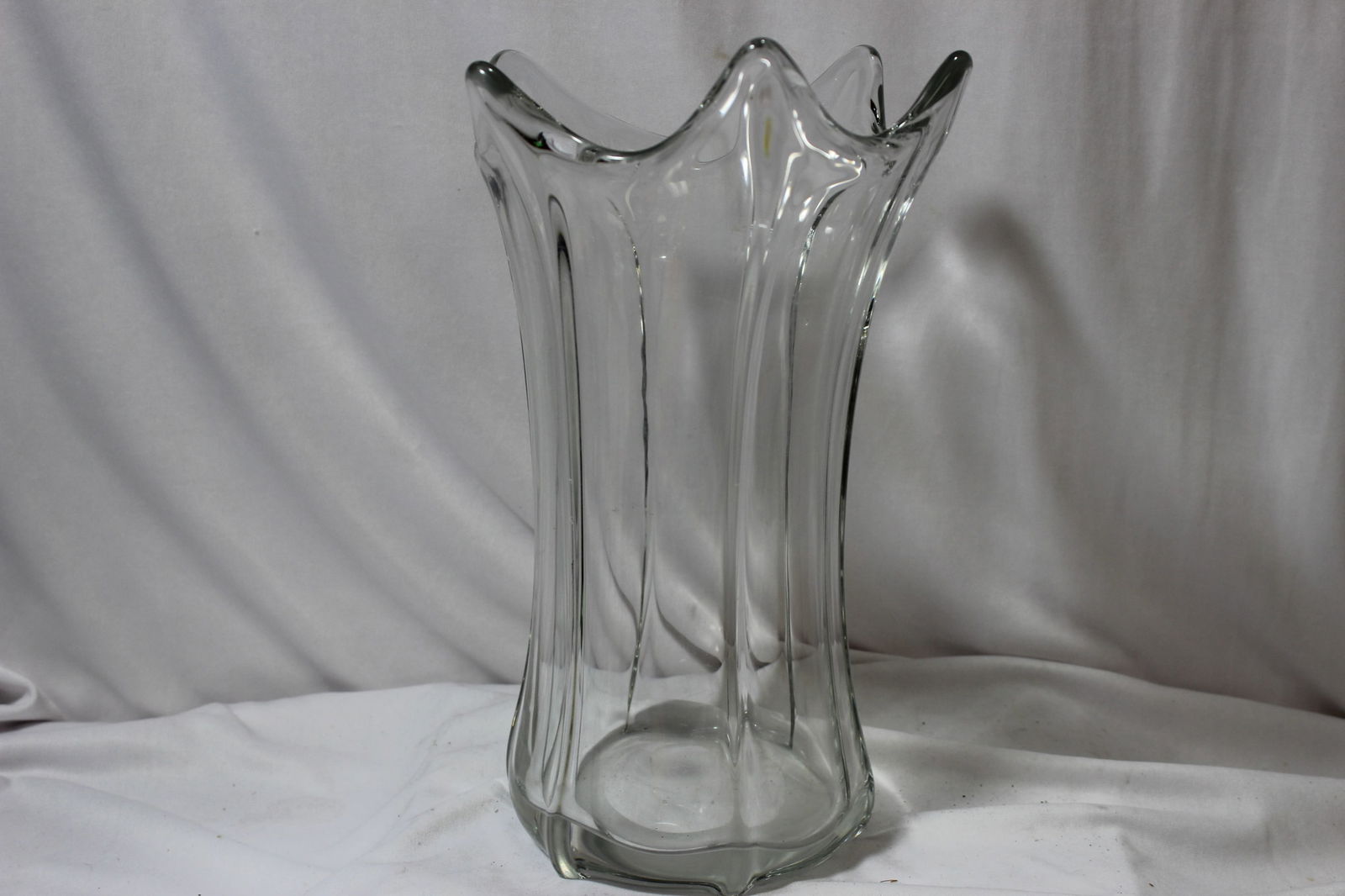 A Signed Lorraine Crystal Vase (1 of 7)