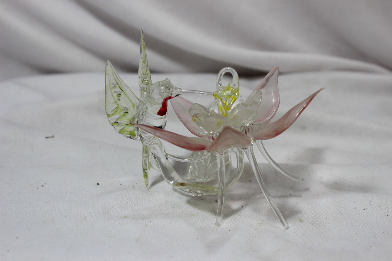 A Glass Bird: 3 1/2" across