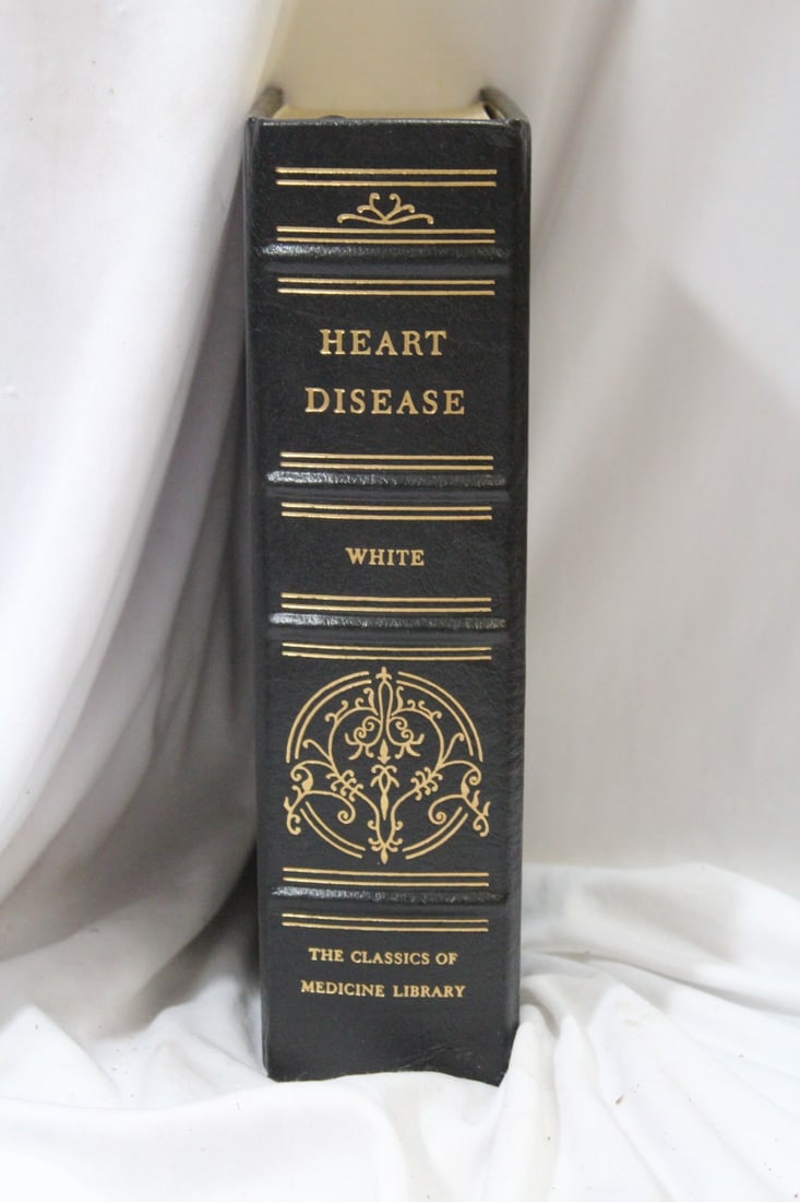 A Large Book on Heart Disease: leather bound - possibly a limited edition book