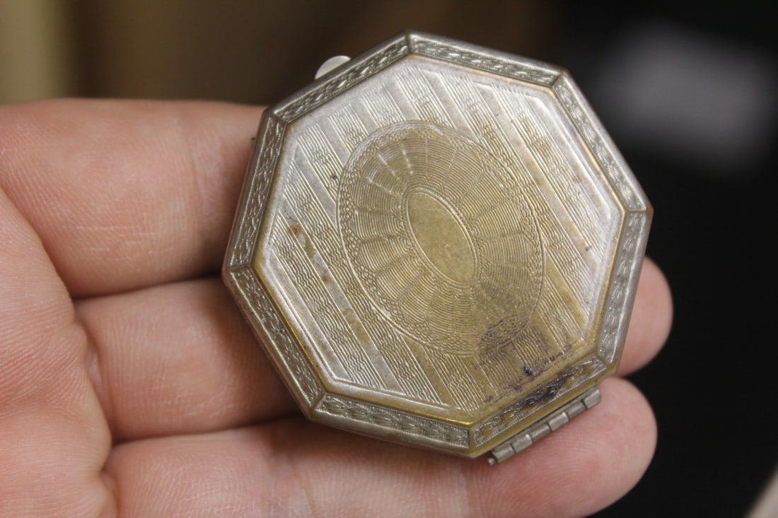 Small Antique Compact - 3