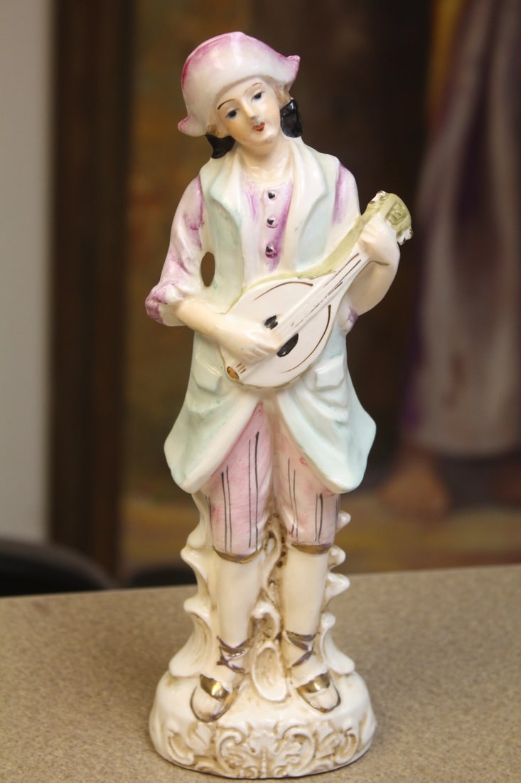 Japanese Ceramic Figurine: made in Japan - 10 inches tall