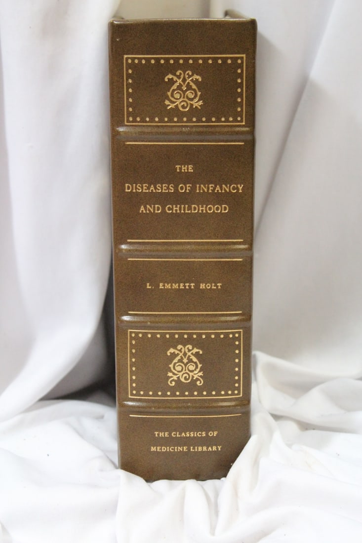 Large Book on the Disease of Infancy and Childhood: leather bound - possibly a limited edition book