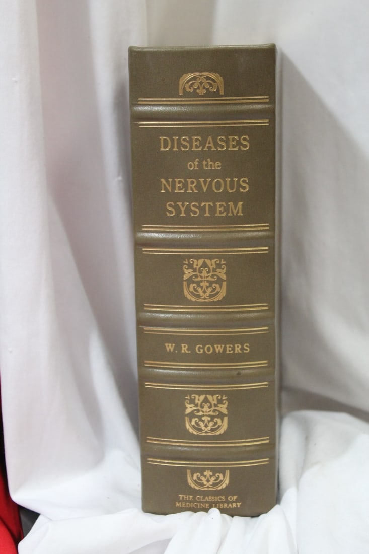A Large Book on the Disease of the Nervous System: leather bound - possibly a limited edition book