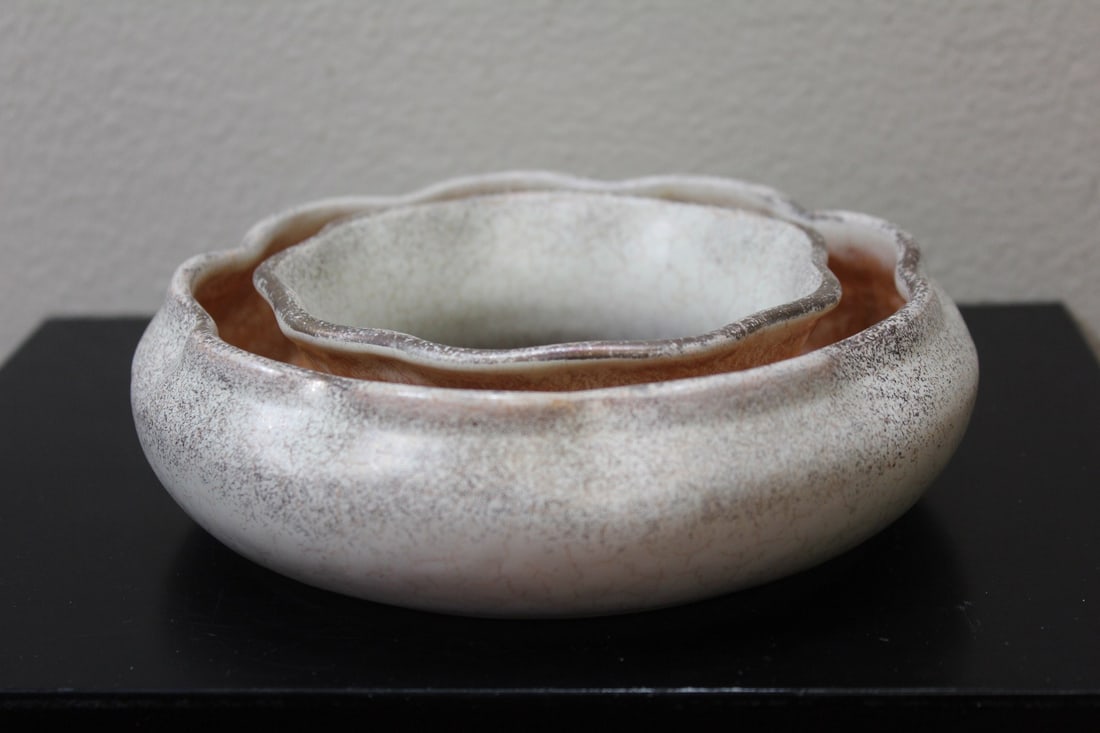 A Number 450 Pottery: most likely studio pottery - 6 3/8" in diameter