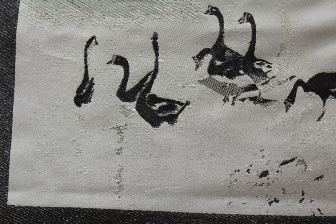 A Signed, Hand Painted Scroll - 5