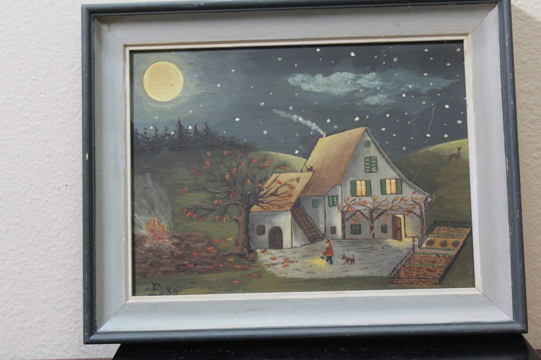 An Oil on Board (1 of 4)