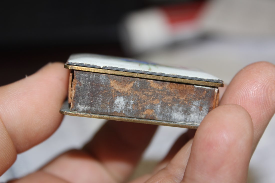 Enamel Match Box - 2