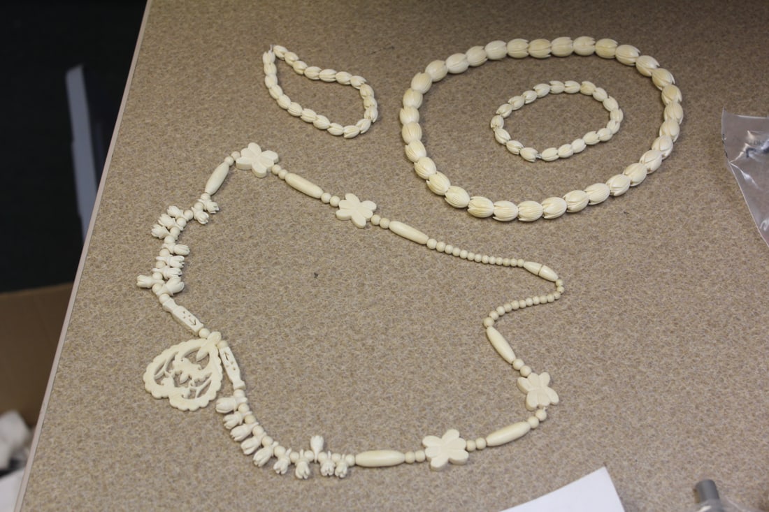 Assorted B o n e Jewelry: as shown