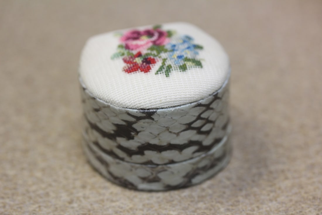 A Ring Box: cloth and paper