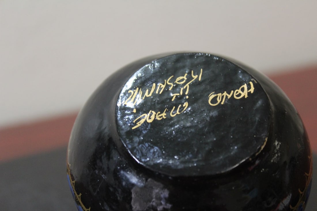 A Signed Russian Lacquer Box - 4