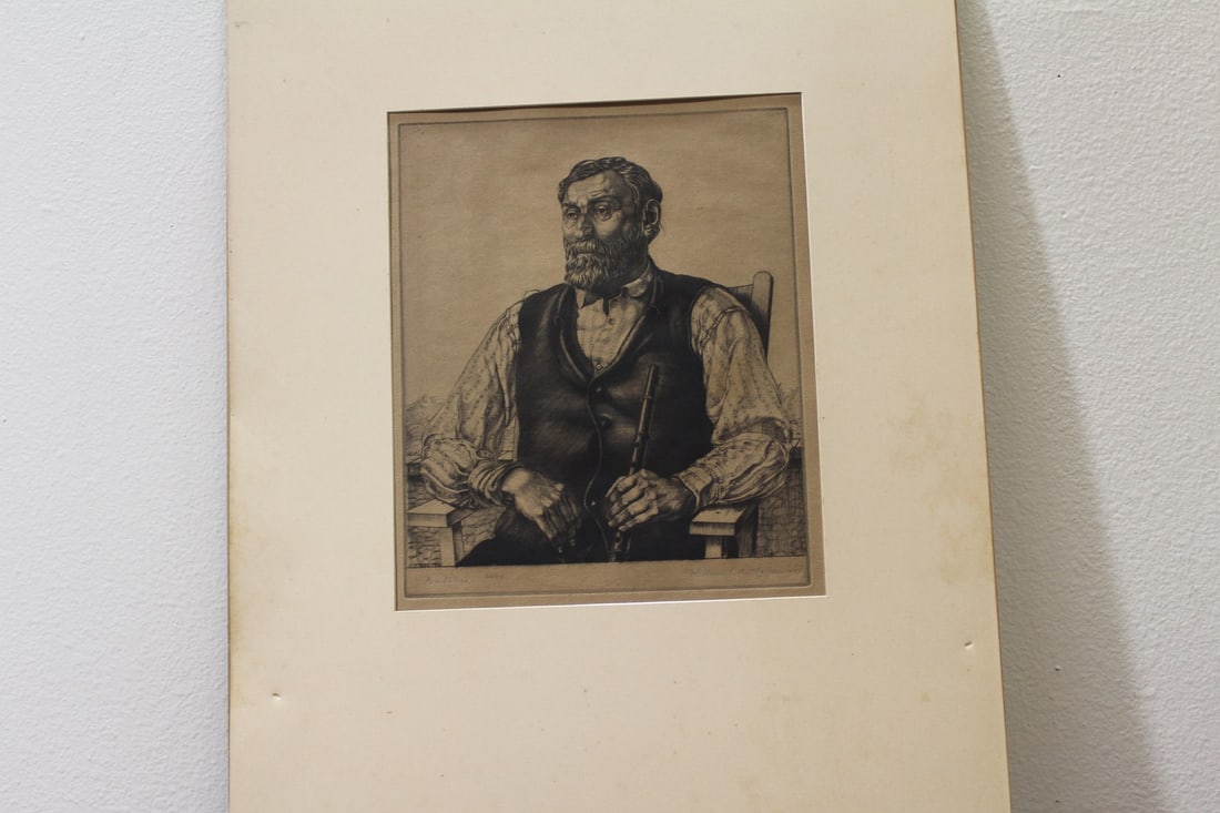 An Etching or Engraving by William E.C. Morgan (1 of 9)