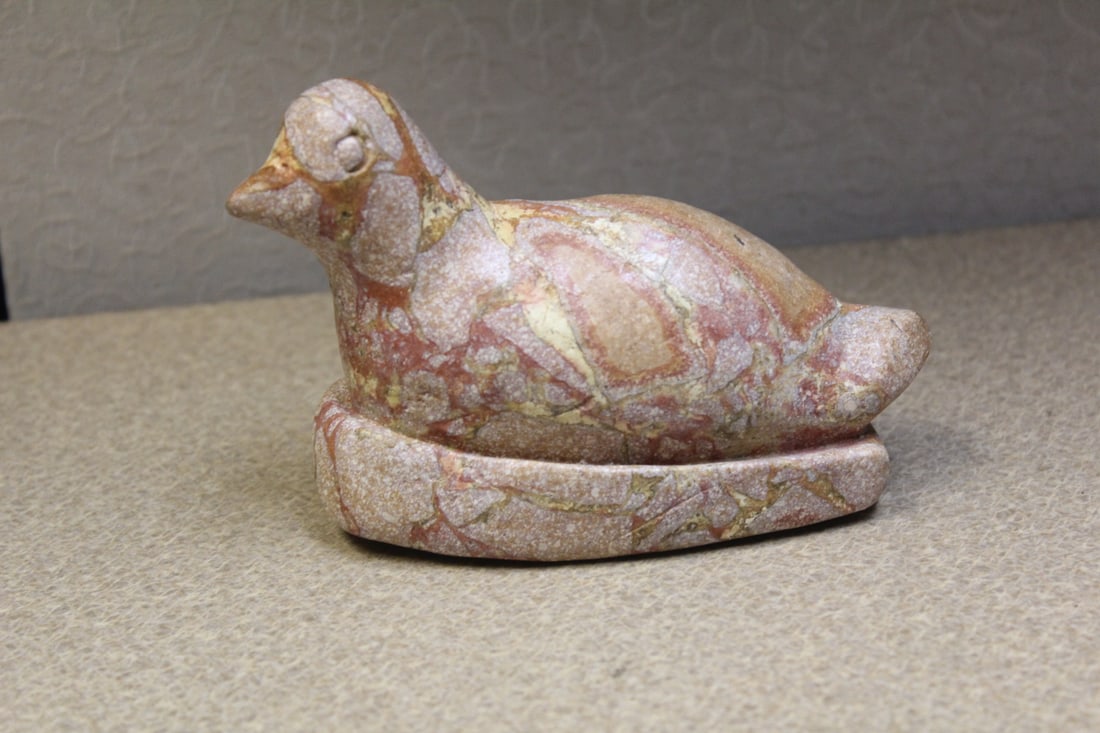 Stone Bird: 5 inches across