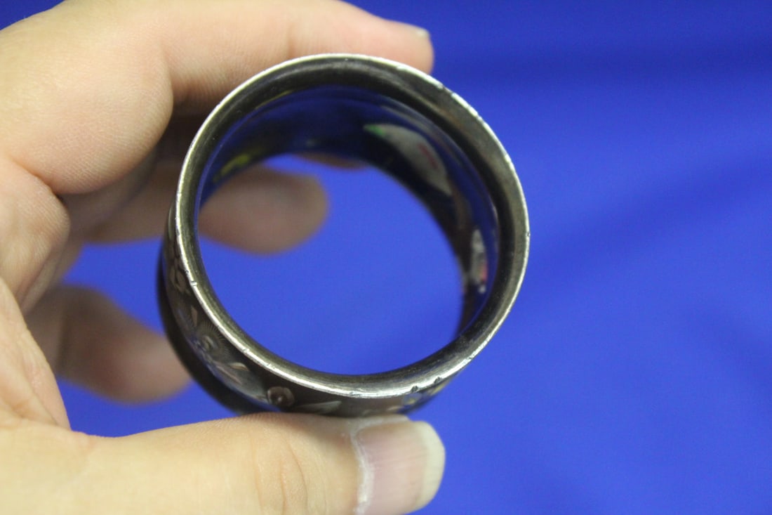 A Silverplated Single Napkin Ring - 5