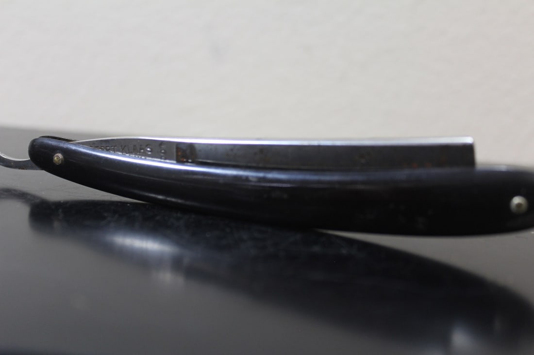 A German Klaas Straight Razor: 6 1/8" long
