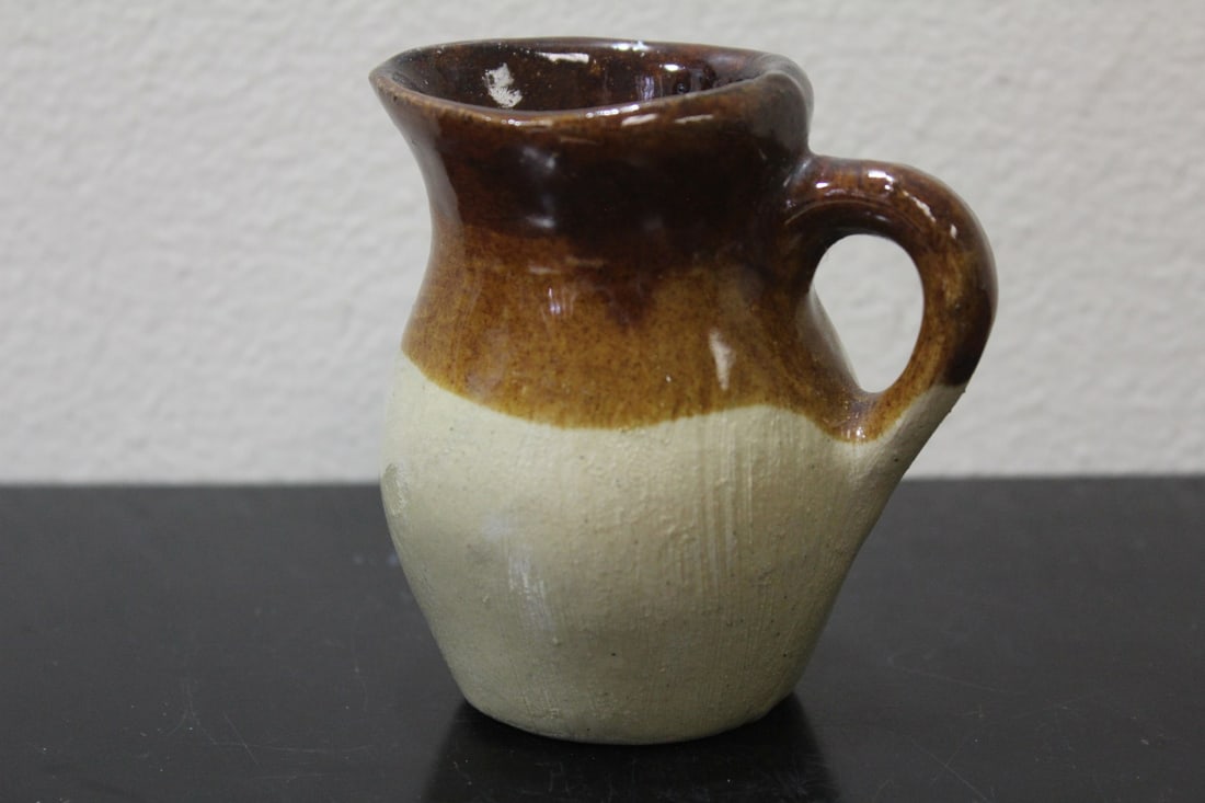 A Pottery Jug: 3 5/8" tall