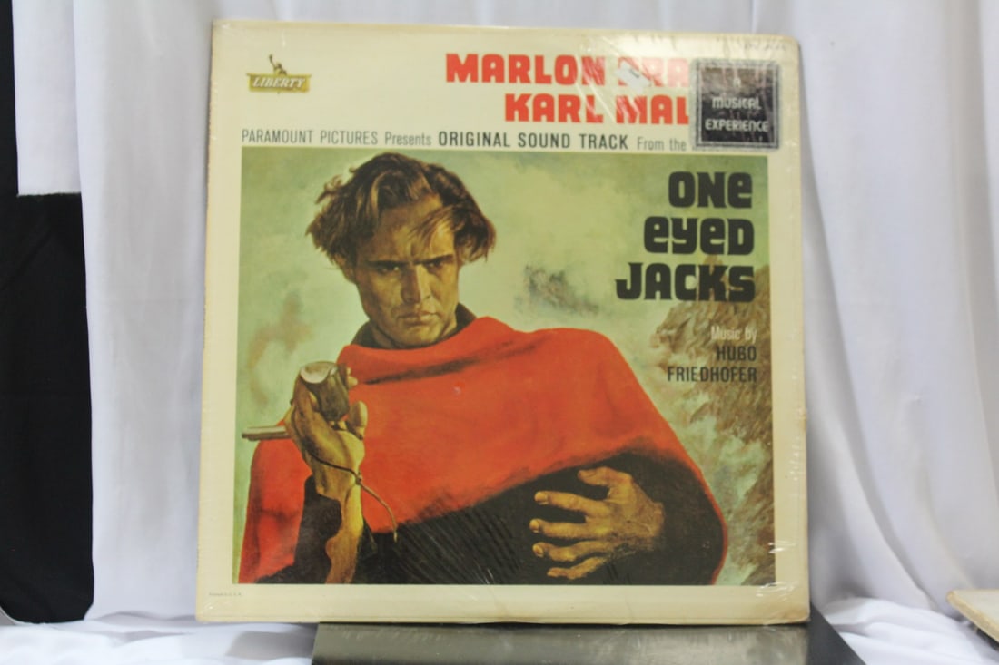 An Original Sealed Marlon Brando LP: Still has a grant department store sticker on it - rare