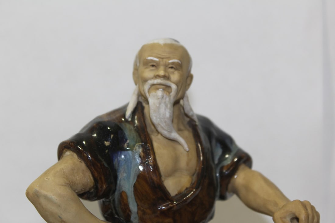 A Solid Pottery Chinese Mudman - 2
