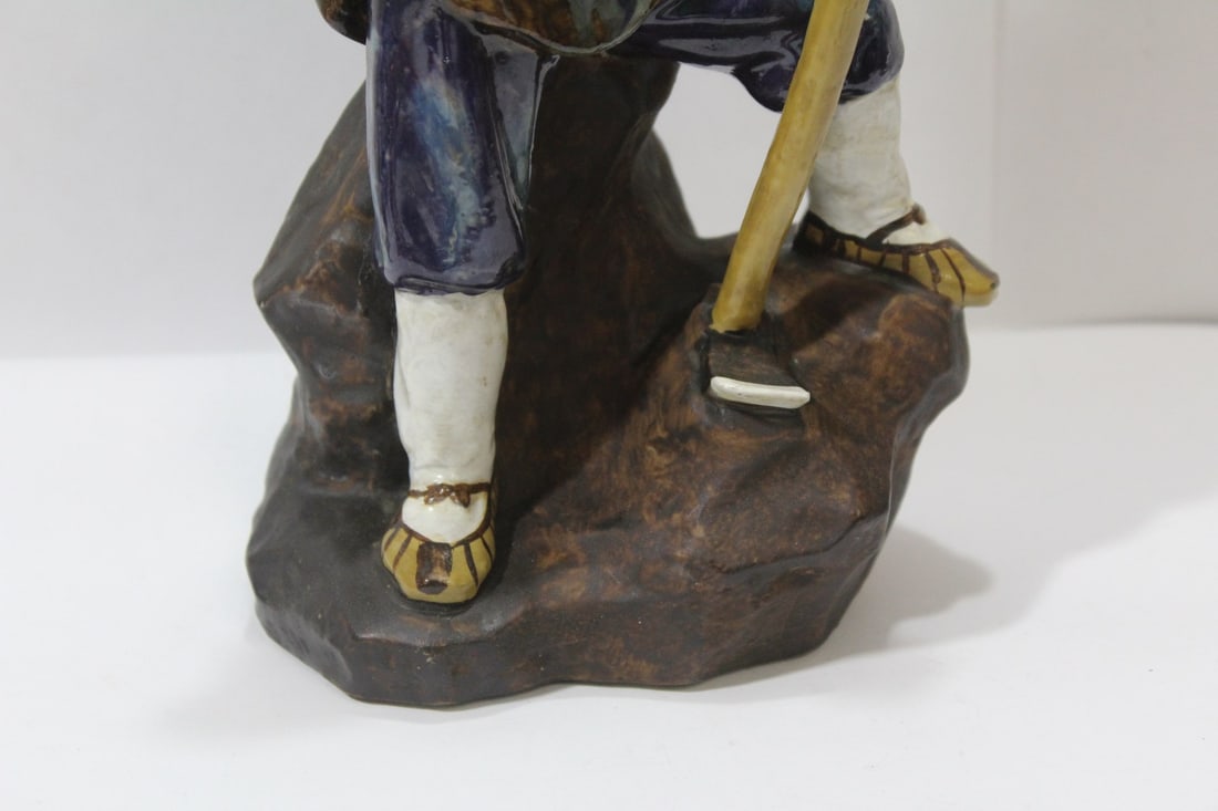 A Solid Pottery Chinese Mudman - 4