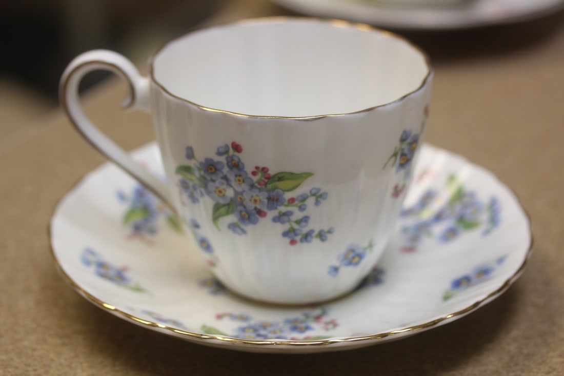 Royal Tuscan Fine Bone China Cup and Saucer: member of Wedgwood - cup= 2 3/4" tall