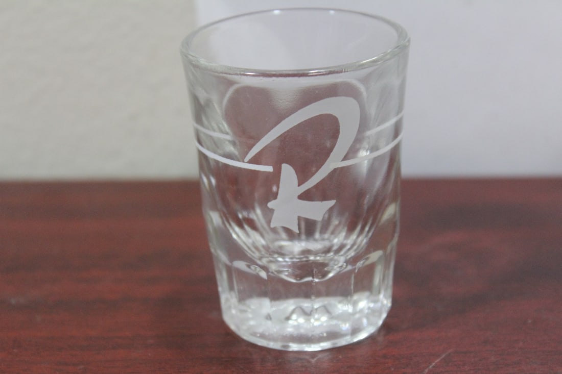 Two Ounces Shotglass: 3" tall