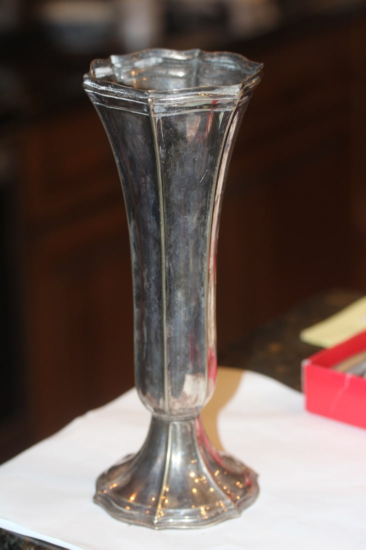 Silverplate Vase - 2