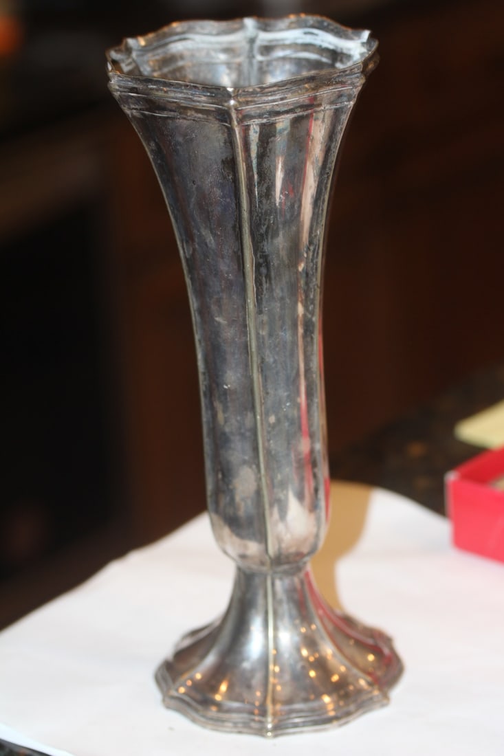 Silverplate Vase - 3