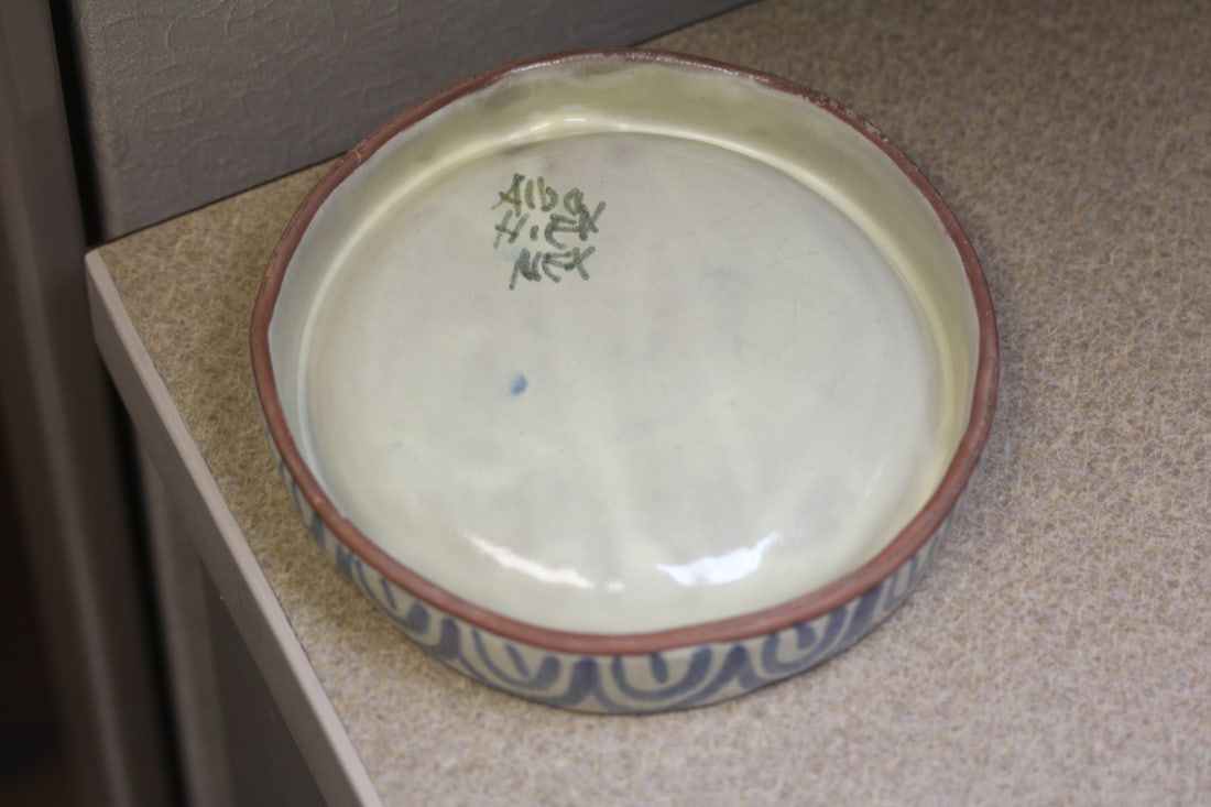 Signed Ceramic Mexico Ashtray - 3