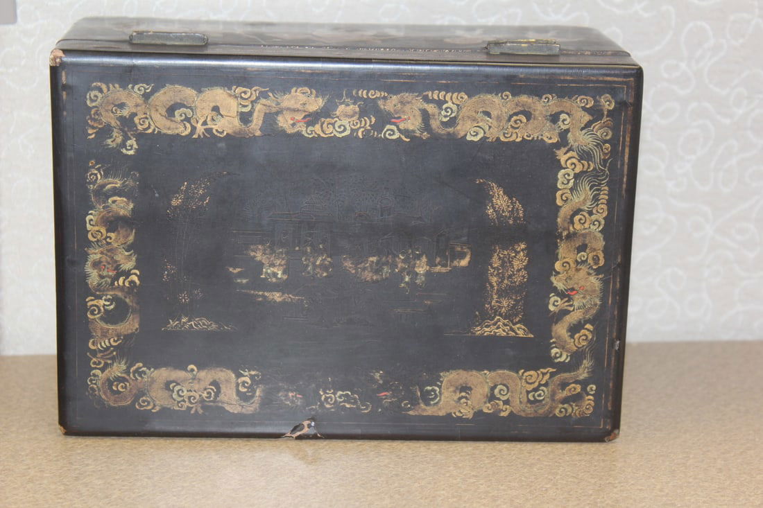 Chinese Export Lacquer Box - 3