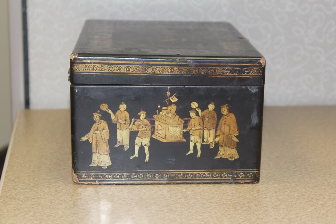 Chinese Export Lacquer Box - 4