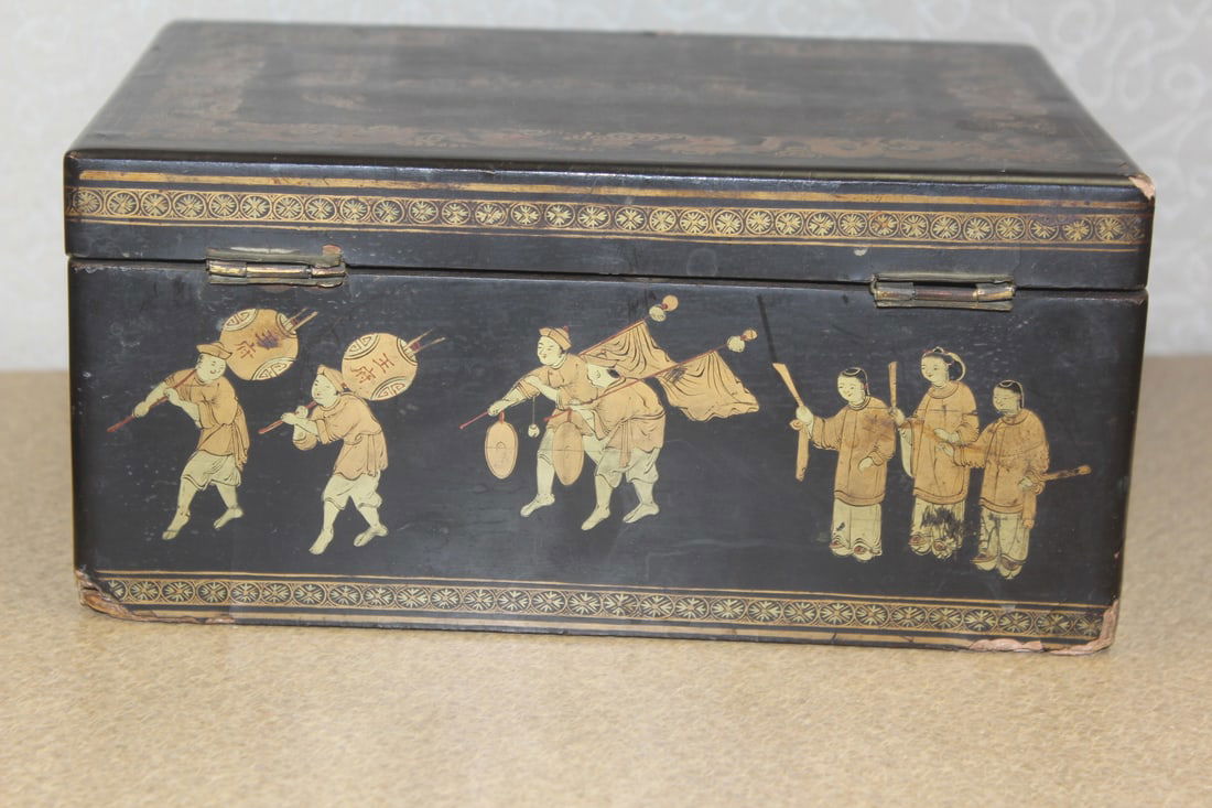 Chinese Export Lacquer Box - 5