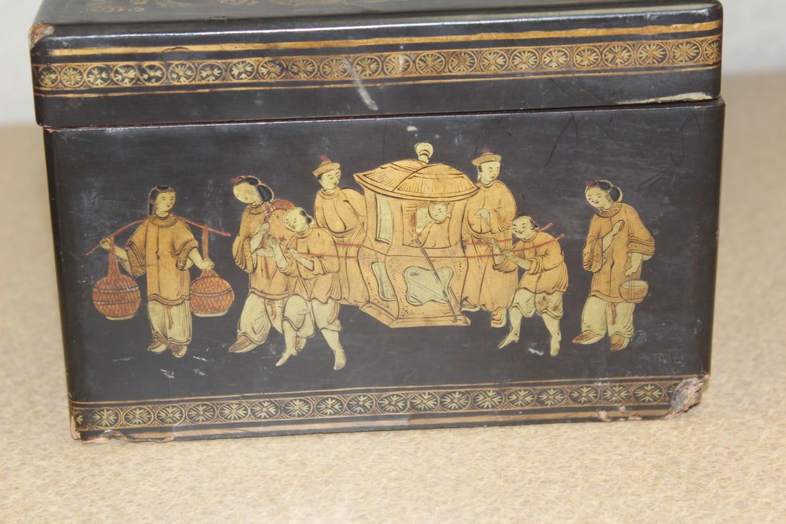 Chinese Export Lacquer Box - 6