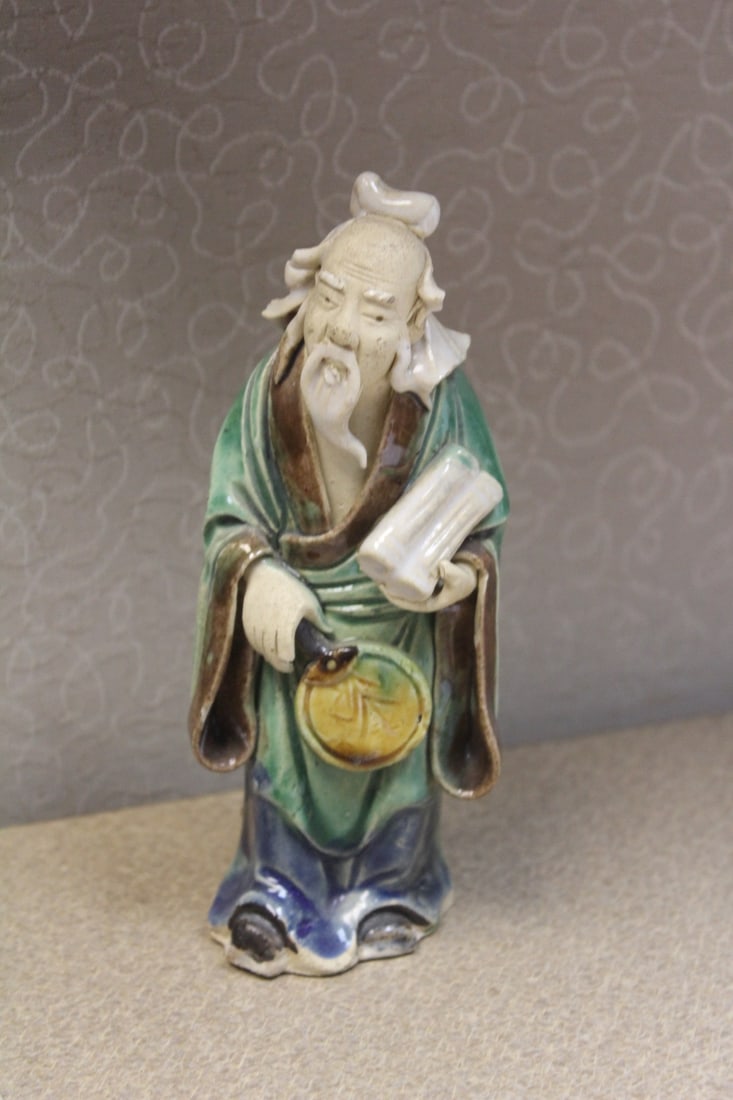 Vintage Chinese Mudman: marked "China" - 6 1/2" tall