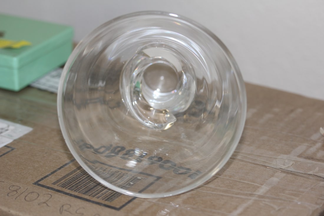 Signed Steuben Crystal Vase - 7