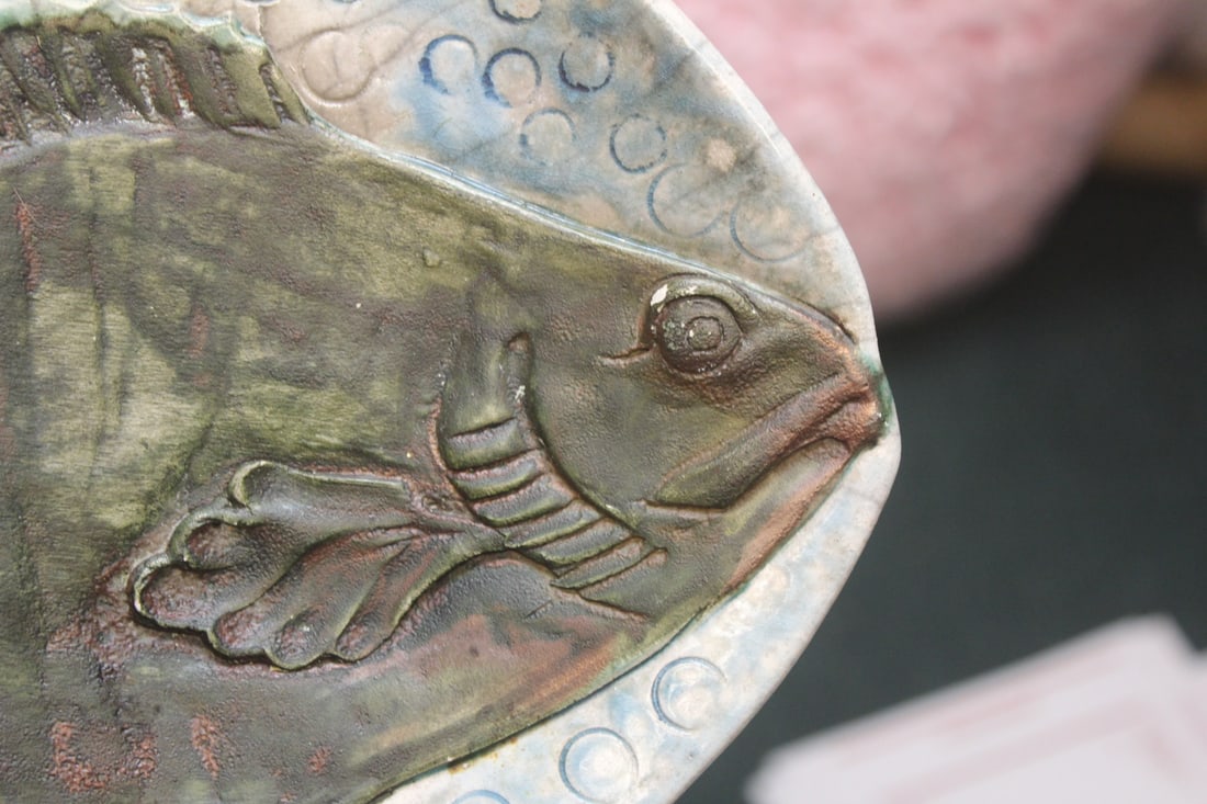 Ceramic fish plate - 2