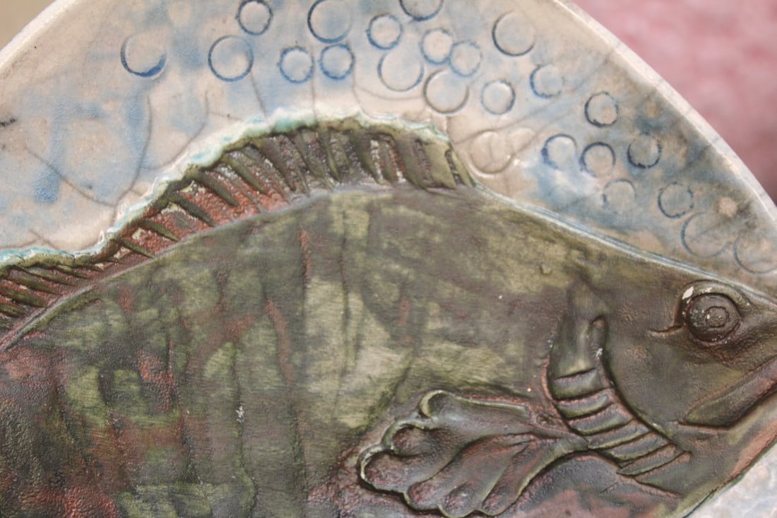 Ceramic fish plate - 3