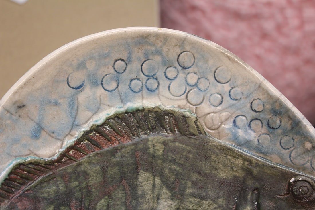 Ceramic fish plate - 4