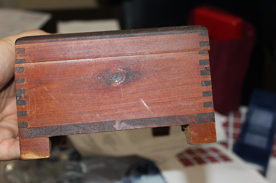 Vintage Cedar Box - 5
