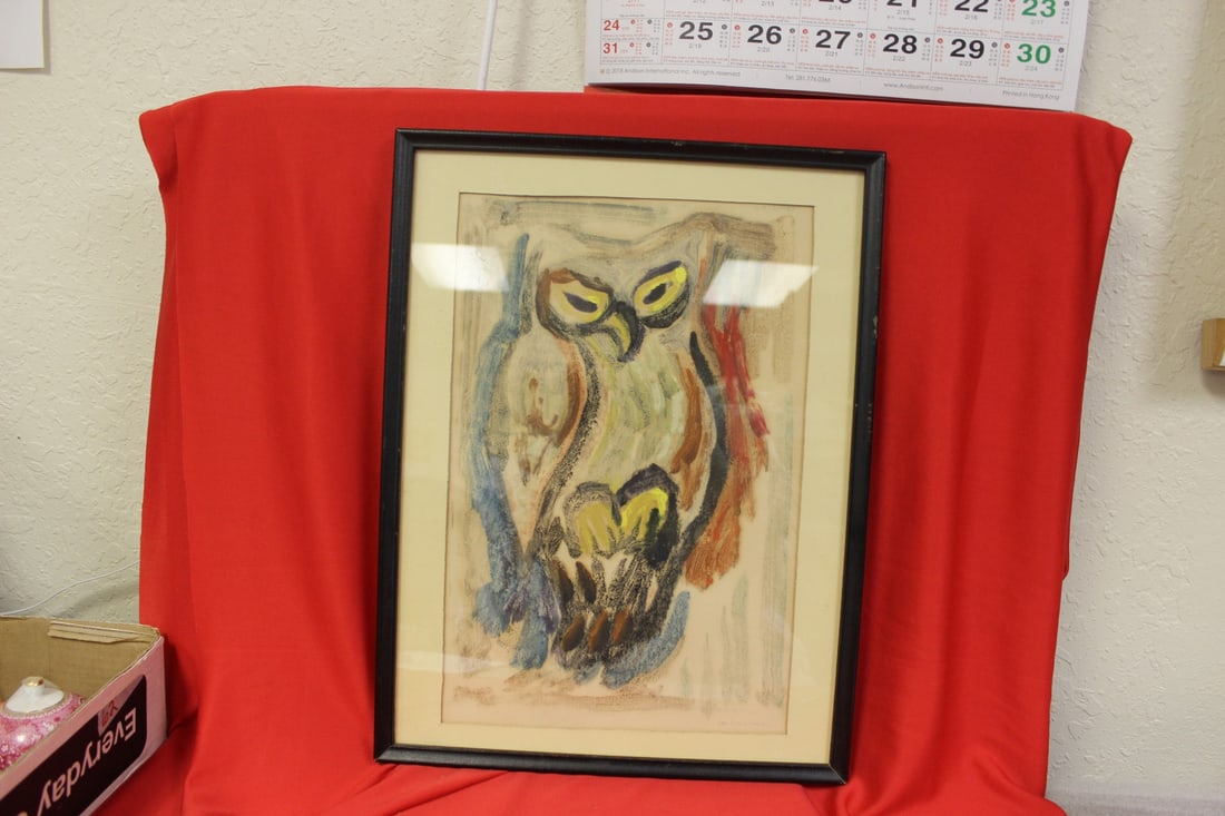 A Lithograph/Print by Ellen Dixon Gragen: overall= 16 3/4" x 12 3/4"