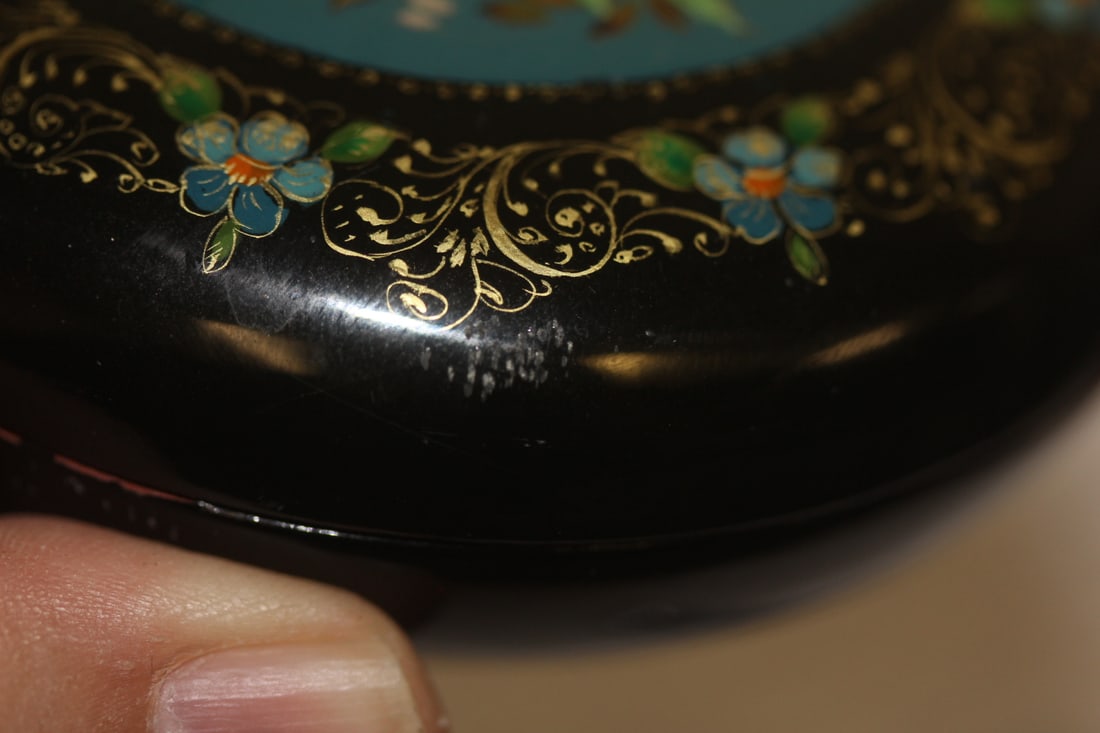 Handpainted Lacquer Box - 6