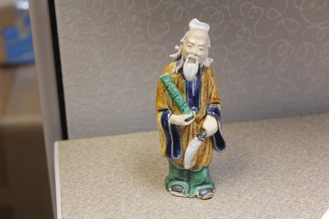 Vintage Chinese Mudman: marked "China" - 5" tall