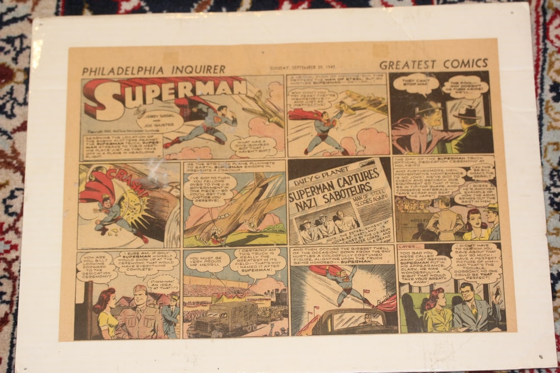 Rare 1943 Comic Strip: Philadephia Inquirer