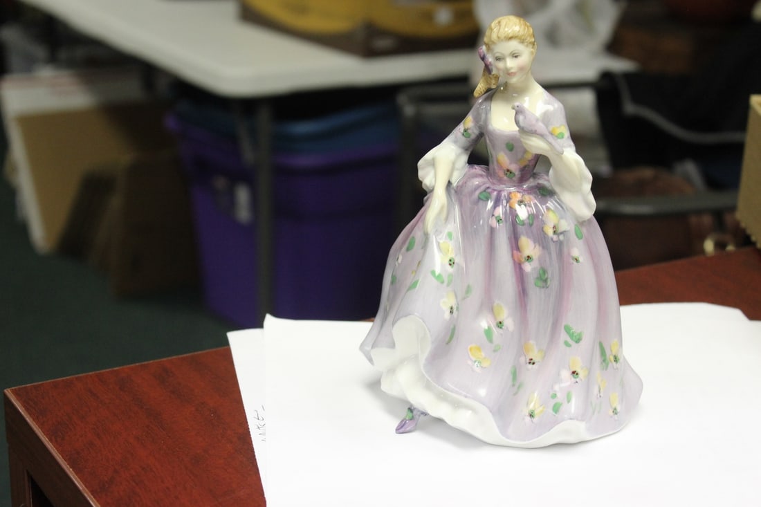 A Royal Doulton Figurine - "Nicola": Artist signed and dated - 7 1/2" tall