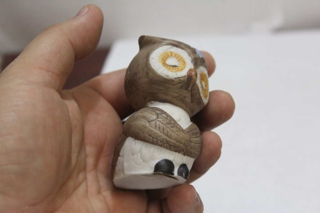 A Single Ceramic Owl Shaker - 6