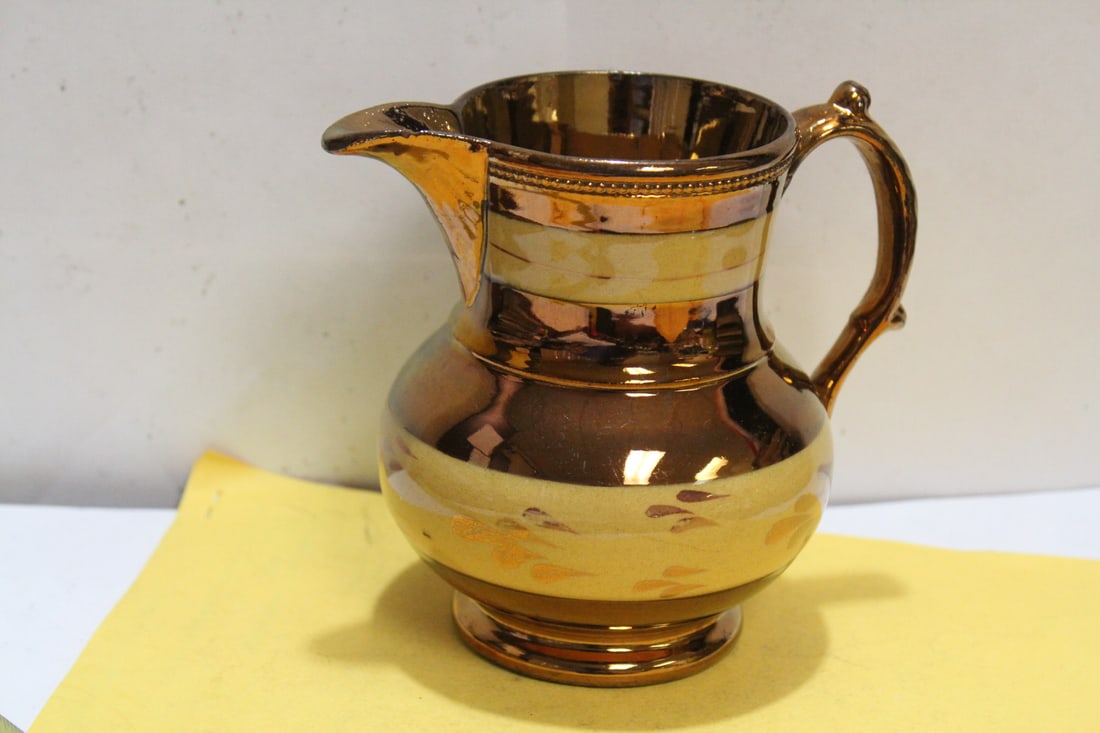A Ceramic Lusterware Pitcher - 3