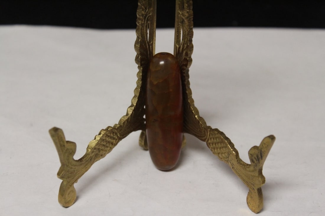 A Dizi Bead: 2 1/4" long