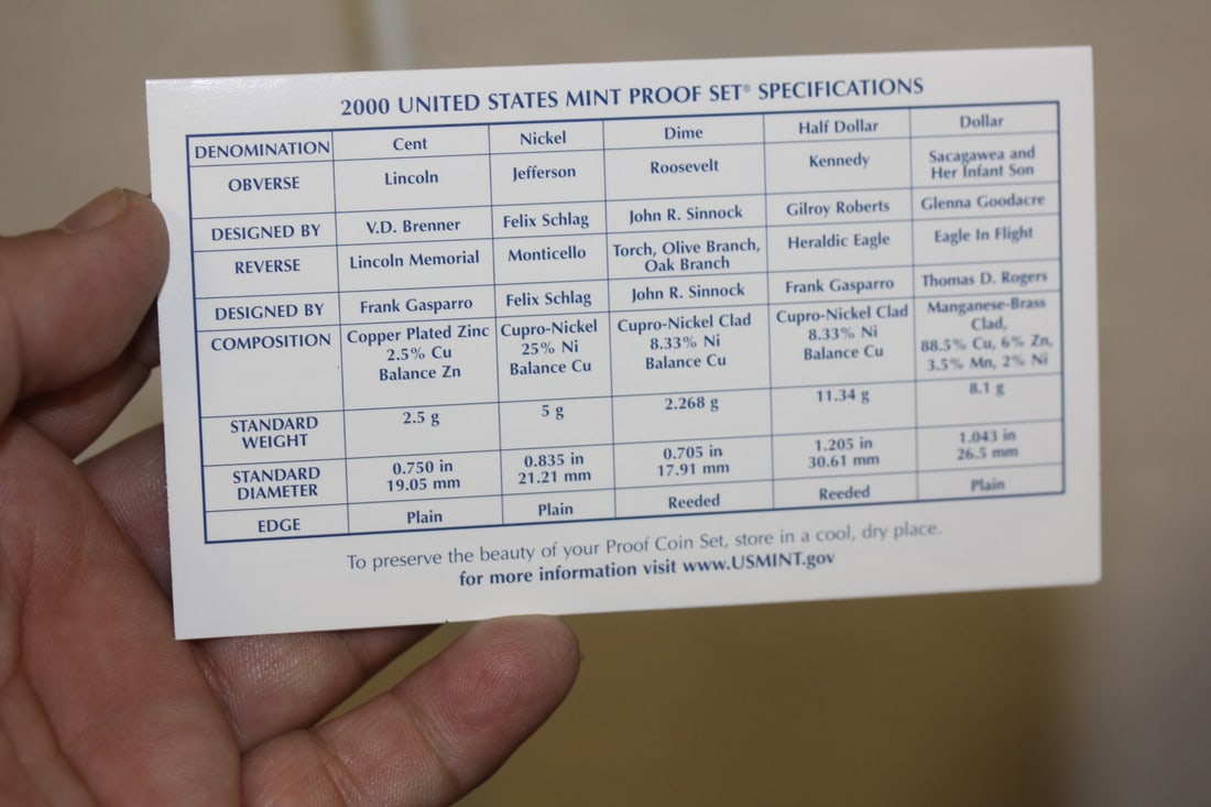 2000 US Mint Proof Set - 3
