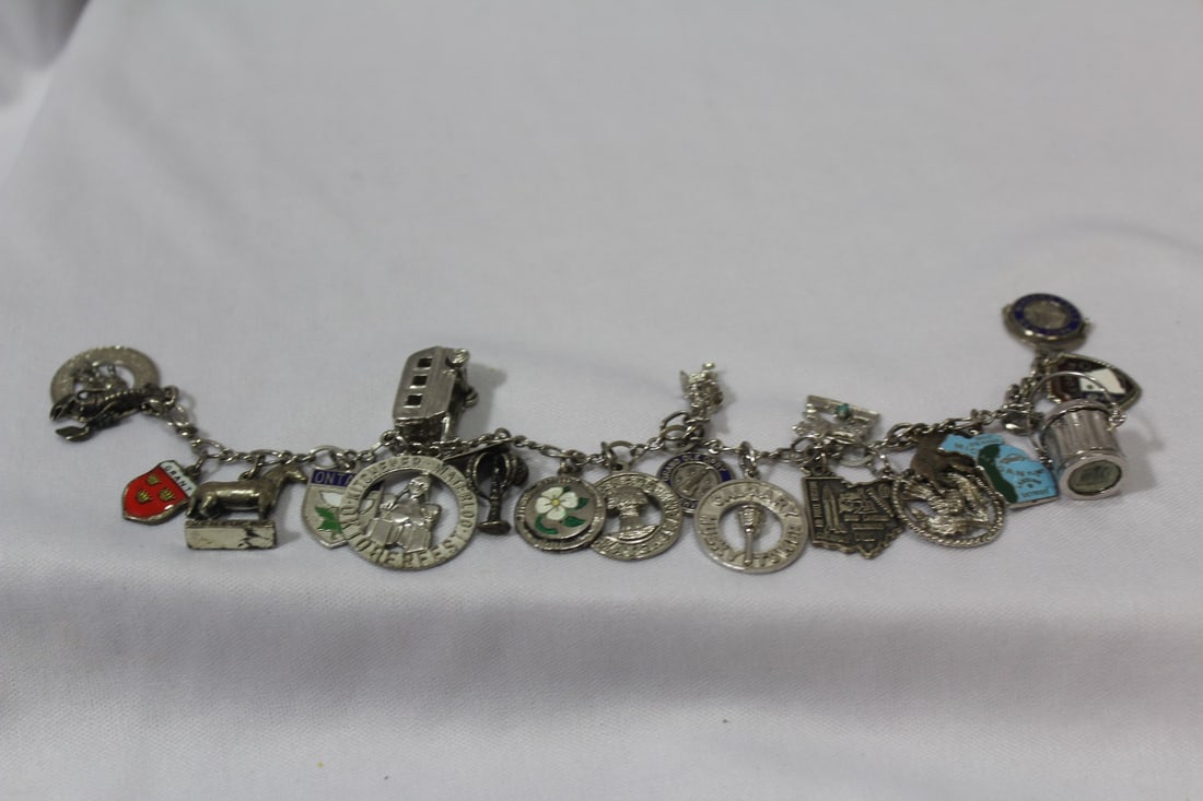 A Sterling Charm Bracelet (1 of 6)
