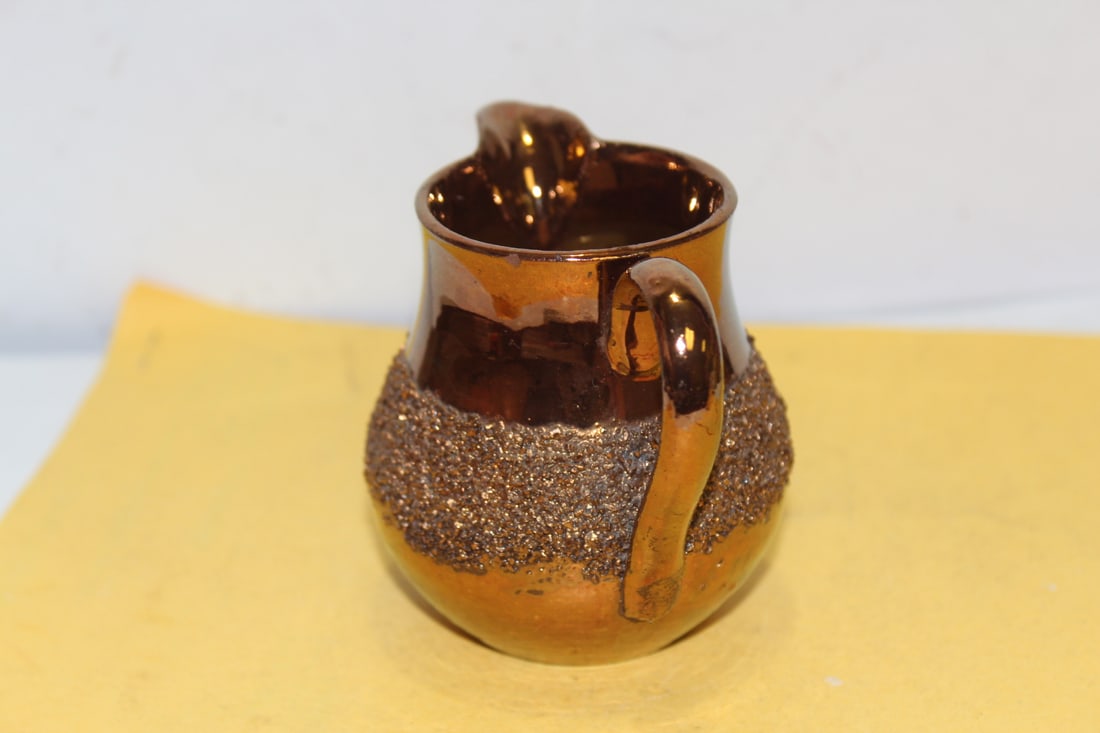 A Lusterware Ceramic Creamer - 4