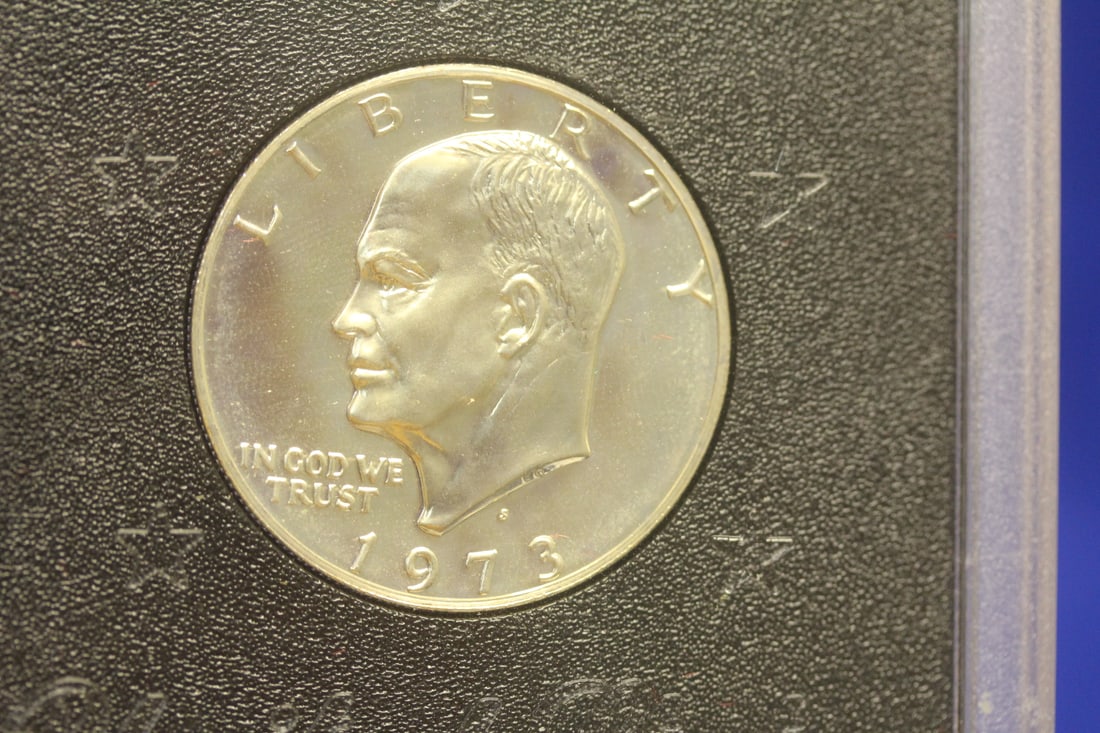 A 1973 Proof Ike Dollar - 4